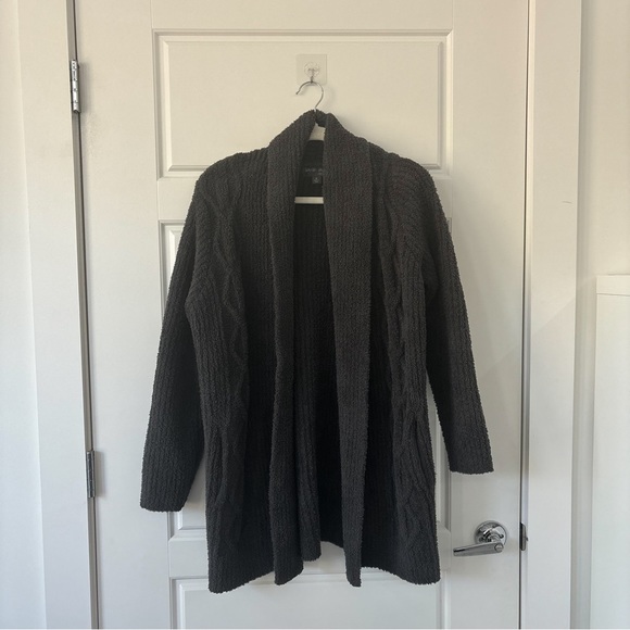 Barefoot Dreams Cozychic Open Knit Cabin Cardigan - Picture 3 of 7